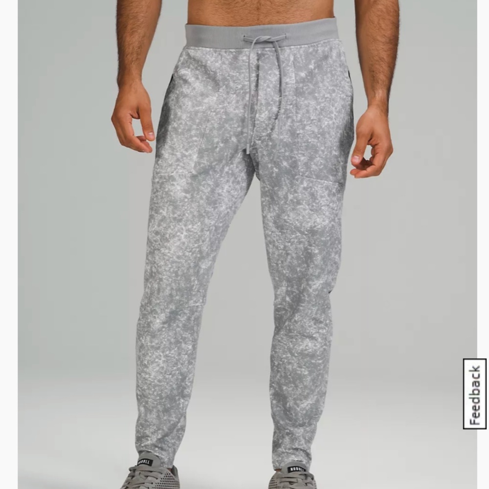 Lululemon Textured Tech Pant mens XS 29” length New with tags grey sweatpants